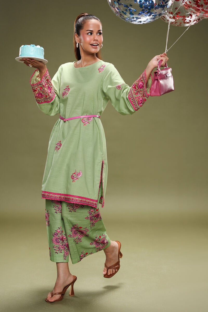 Embroidered Cambric Shirt