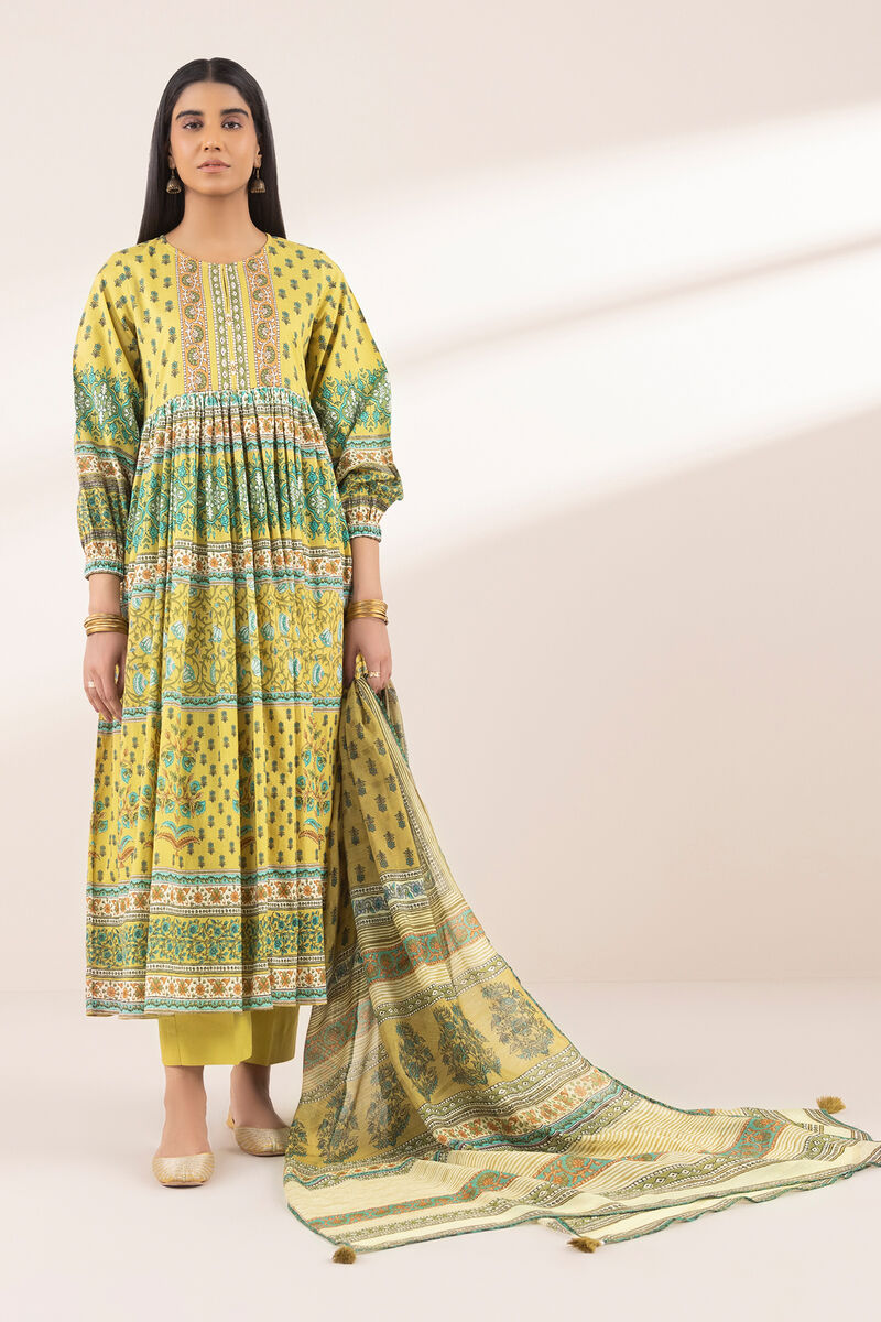 Printed Tussar Silk Dupatta