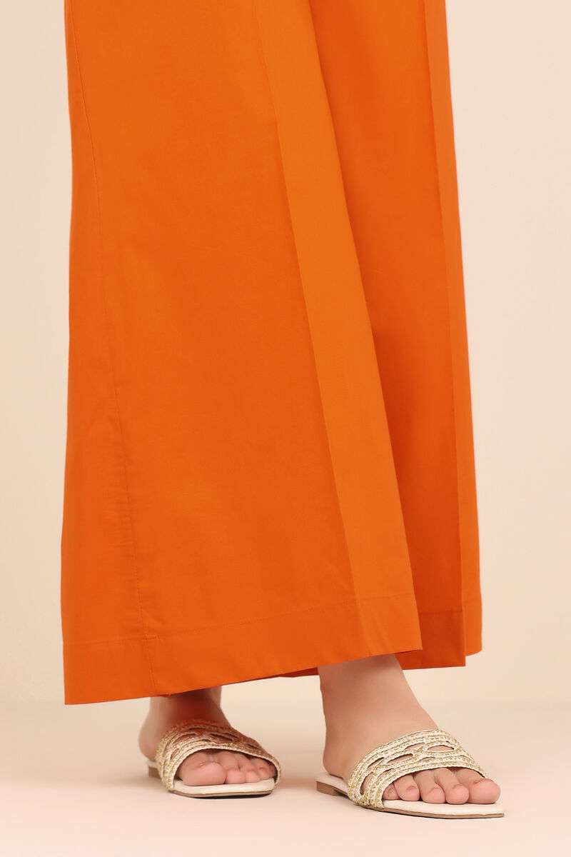 Solid Cambric Flared Pants