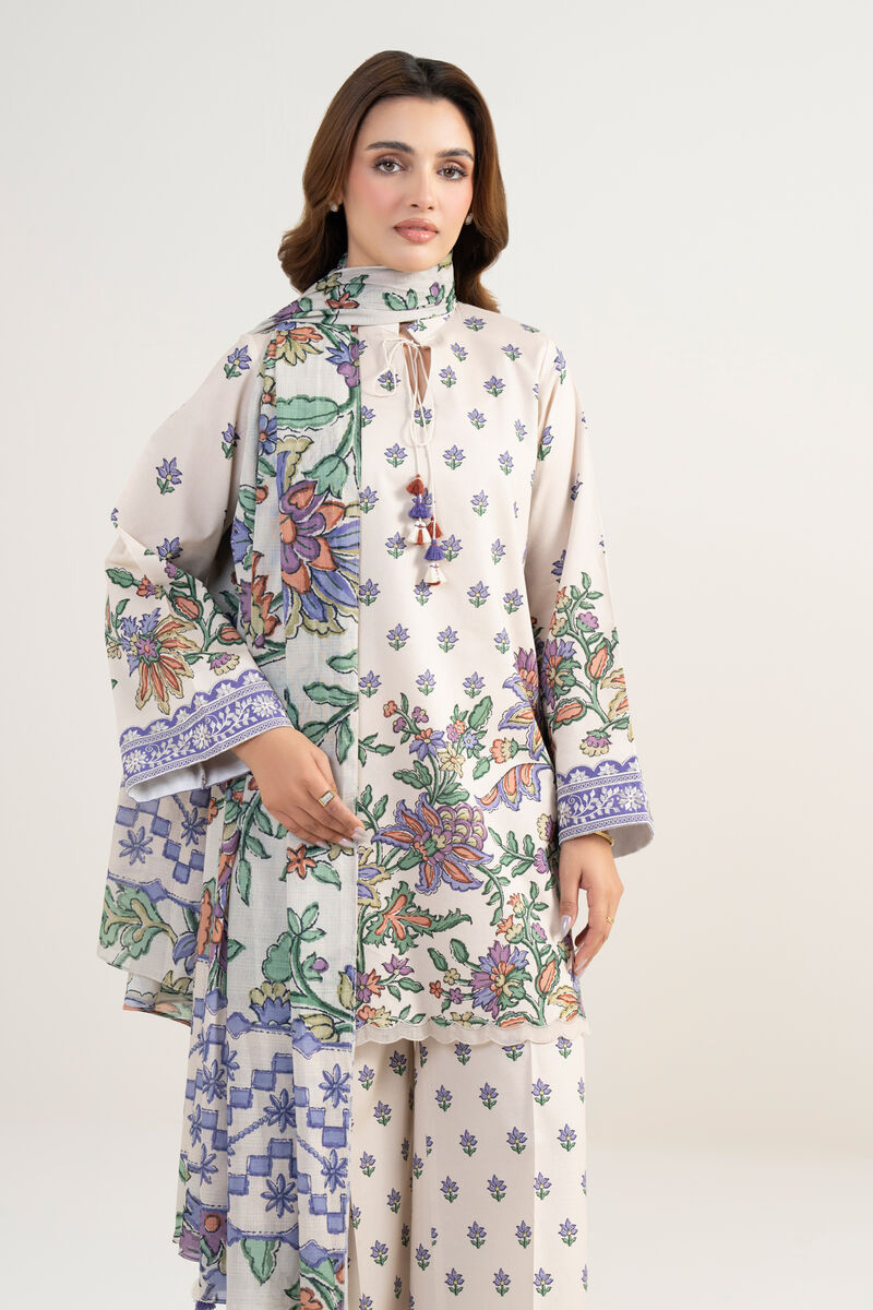 3 Piece - Embroidered Lawn Suit