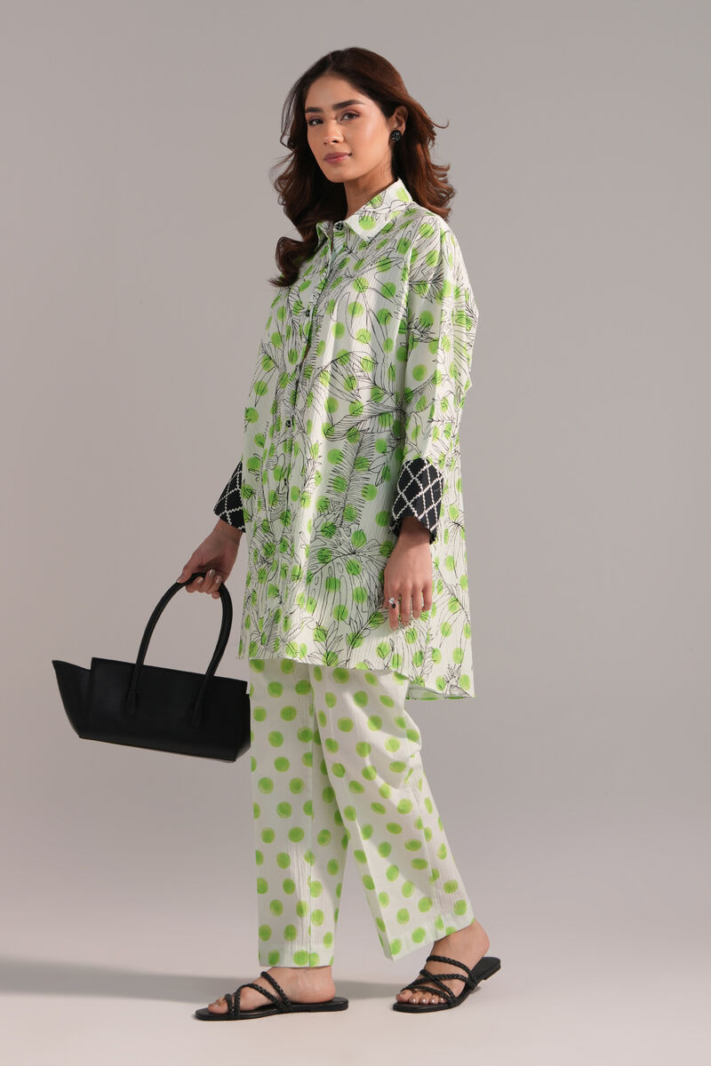 Printed Seersucker Shirt