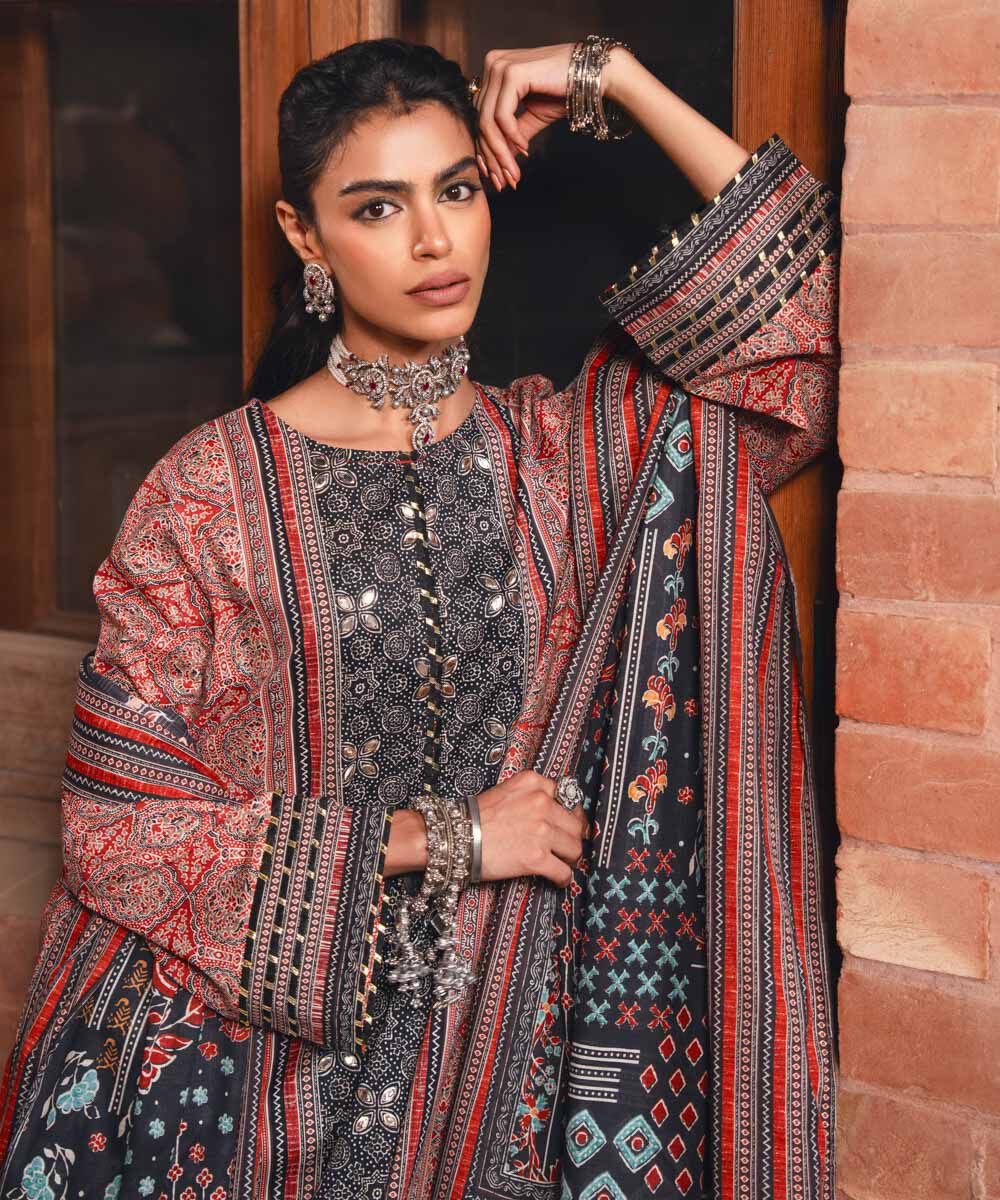 Women's RTW Lawn Multi Printed A-Line Shirt