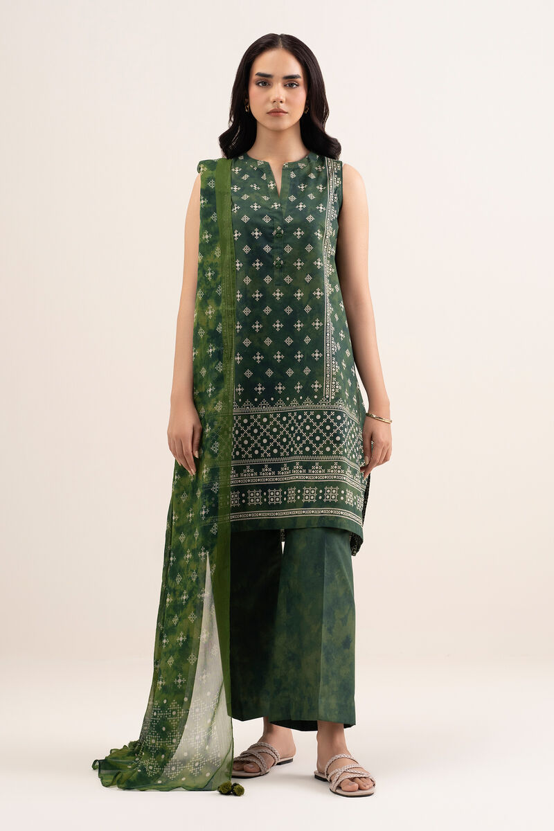 3 Piece - Printed Lawn Suit