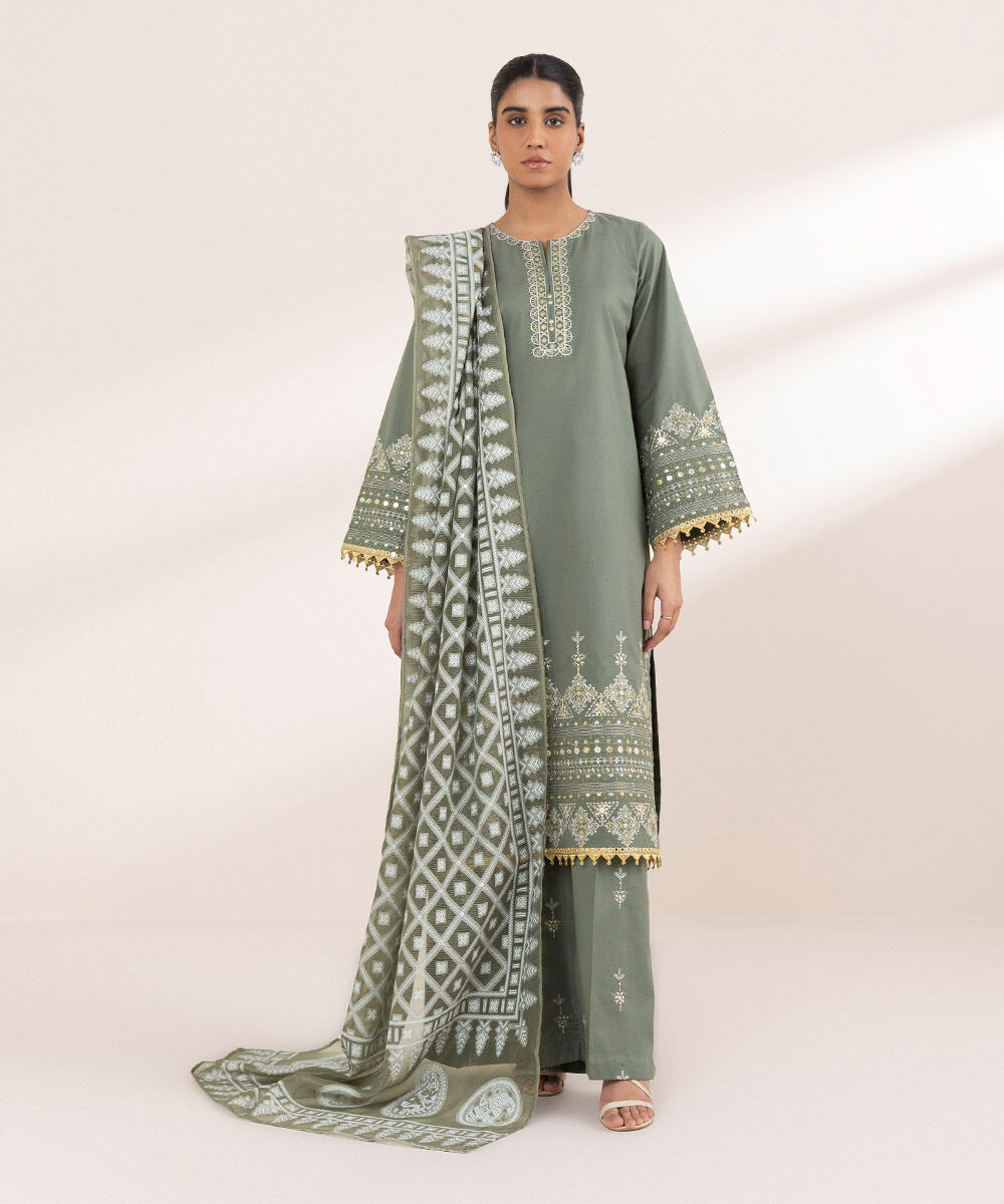 3PEST25V217D Solid Dupatta 3PTES25V217D