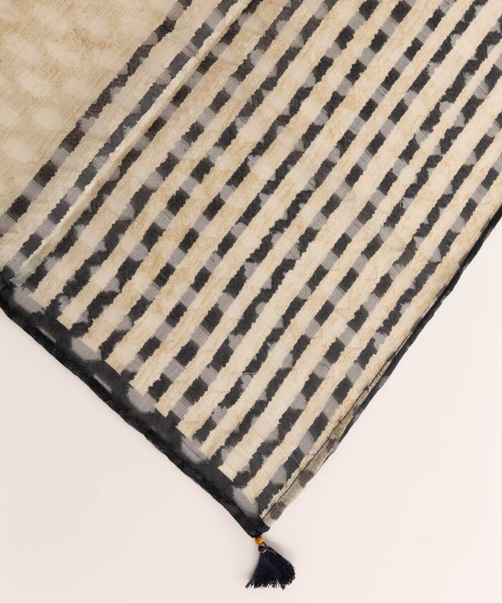 Brochea Jacquard Multi Printed Dupatta