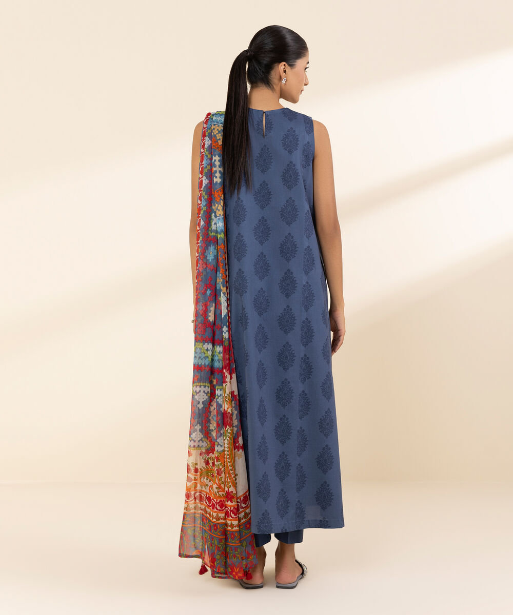 U3PEDY25V522 Unstitched 3 PC U3PEDY25V522