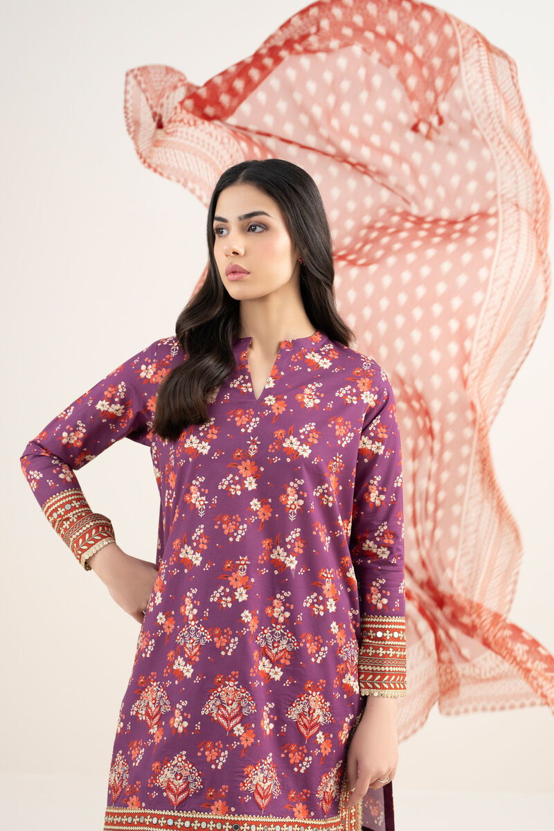 3 Piece - Embroidered Lawn Suit