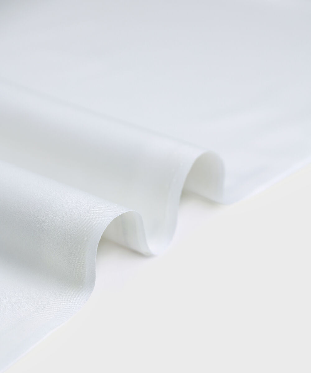 Men Unstitched Cotton Off White Full Suit Fabric