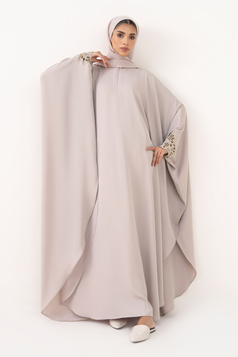 Embroidered Kaftan Abaya Set