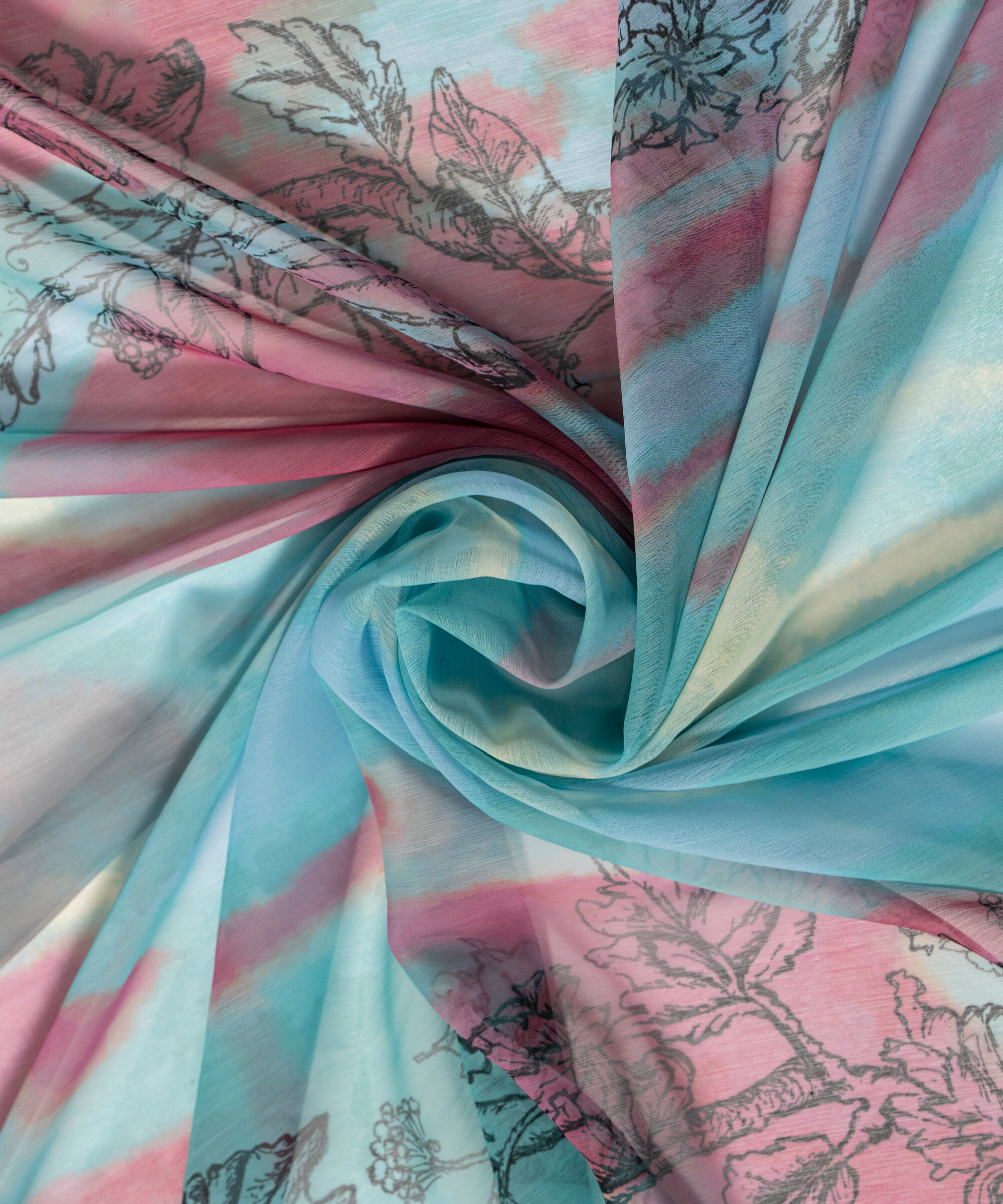 Printed Dupatta PRW26C1010DB
