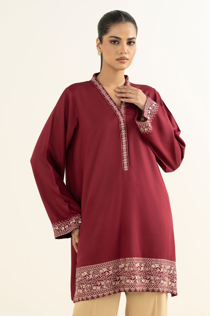 Embroidered Linen Viscose Shirt
