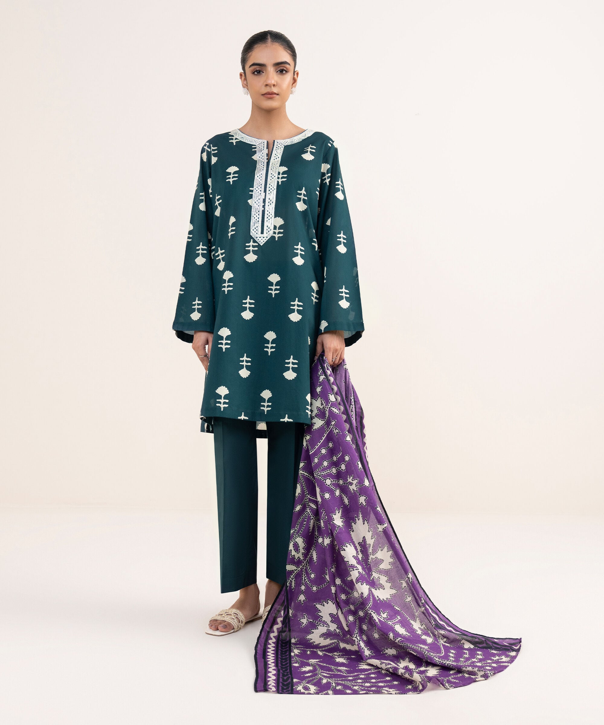 Printed Dupatta 3PCDFW25V22D
