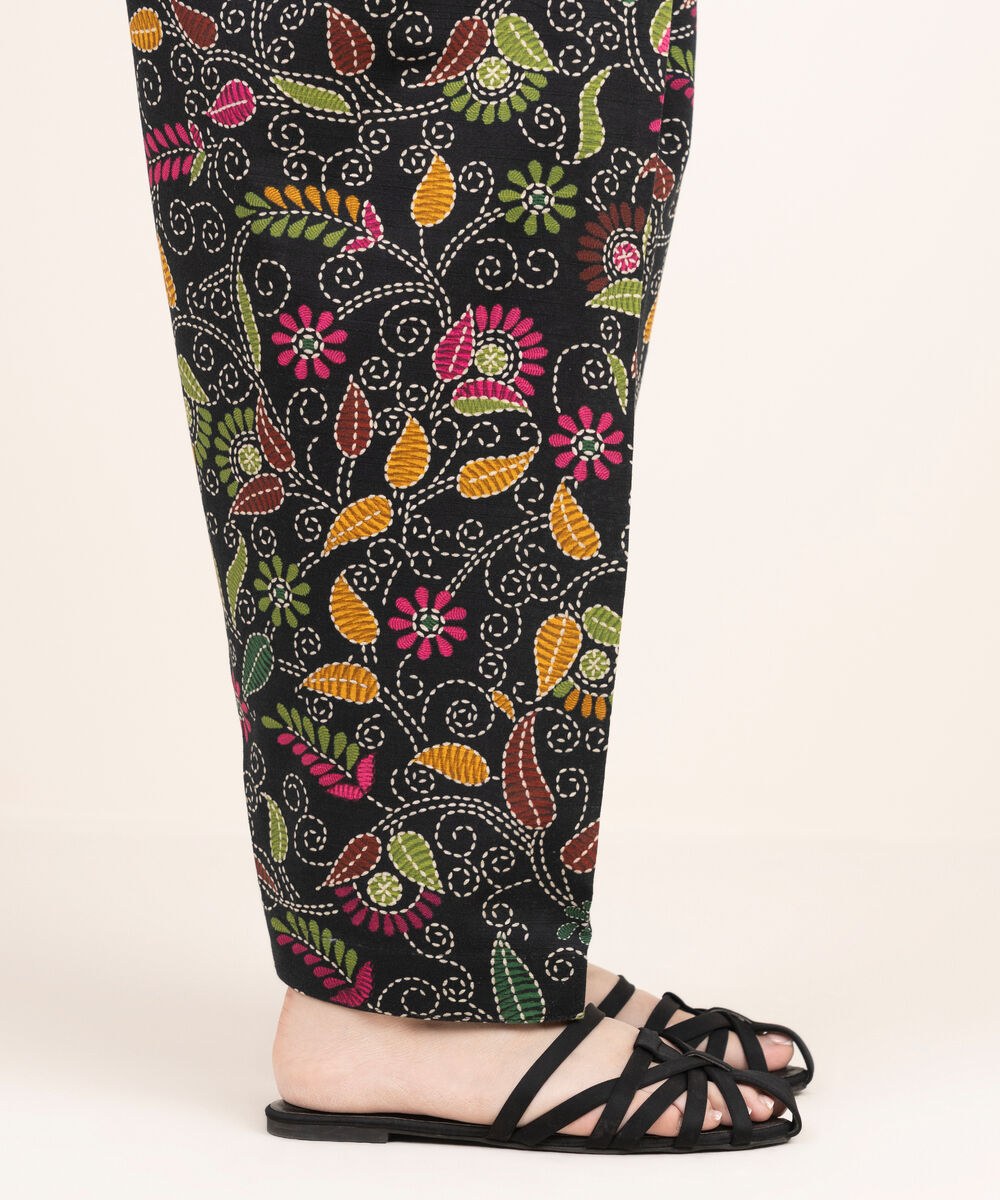 Women's RTW Cotton Printed Multi Shalwar