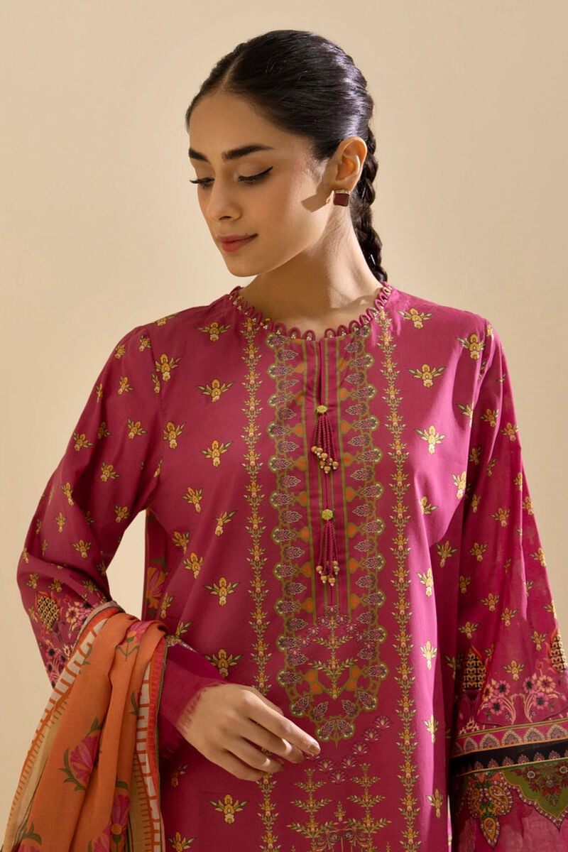 3 Piece - Printed Lawn Suit