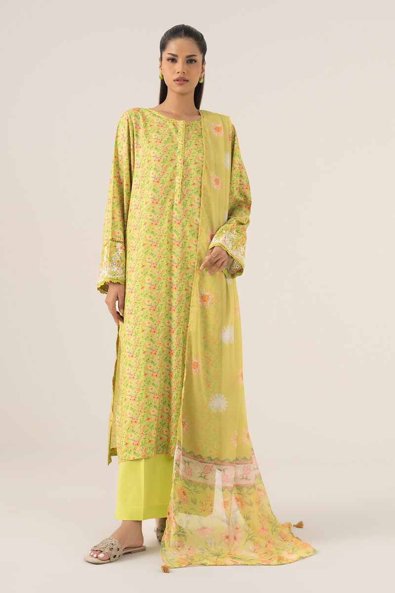 Printed Organza Dupatta