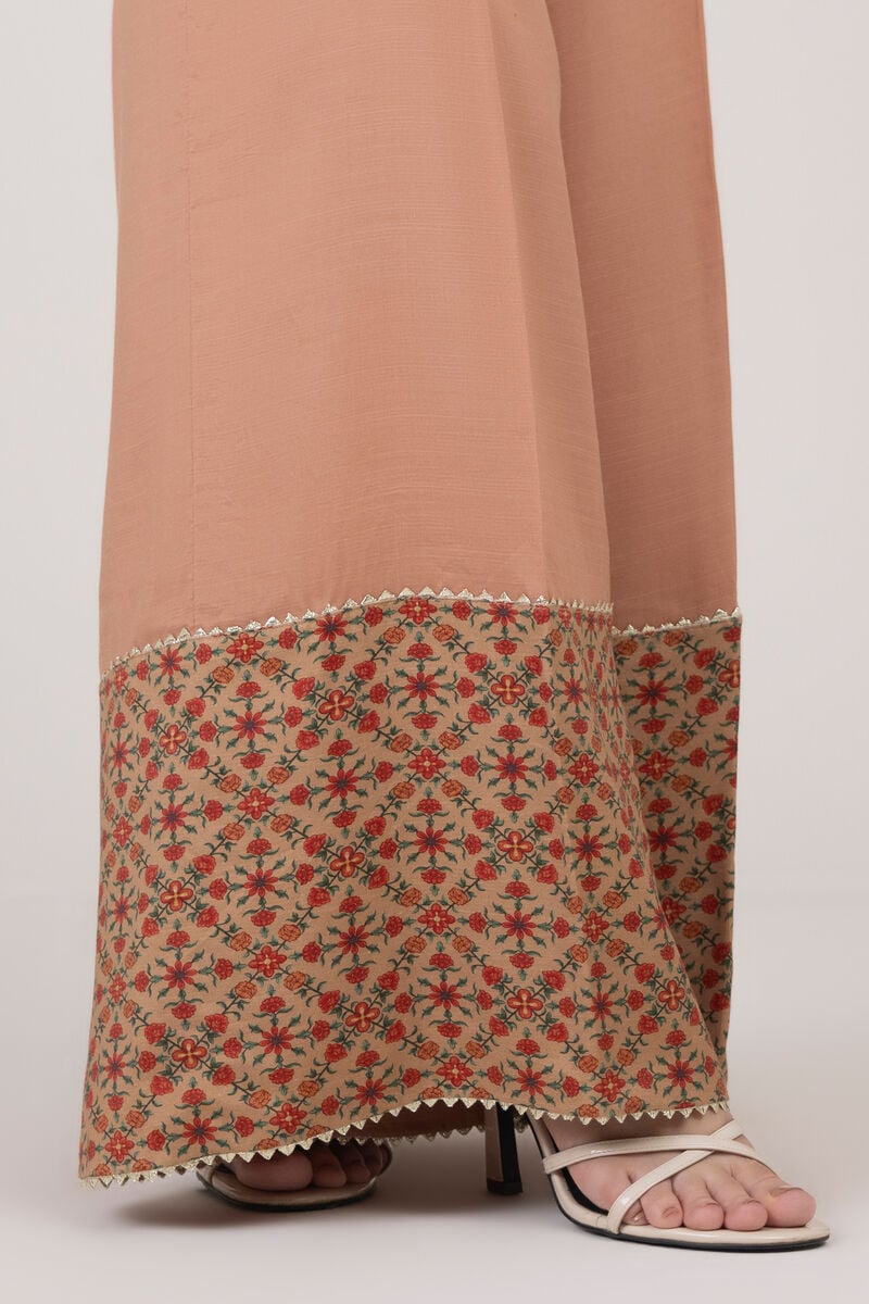 Raw Silk Flared Pants