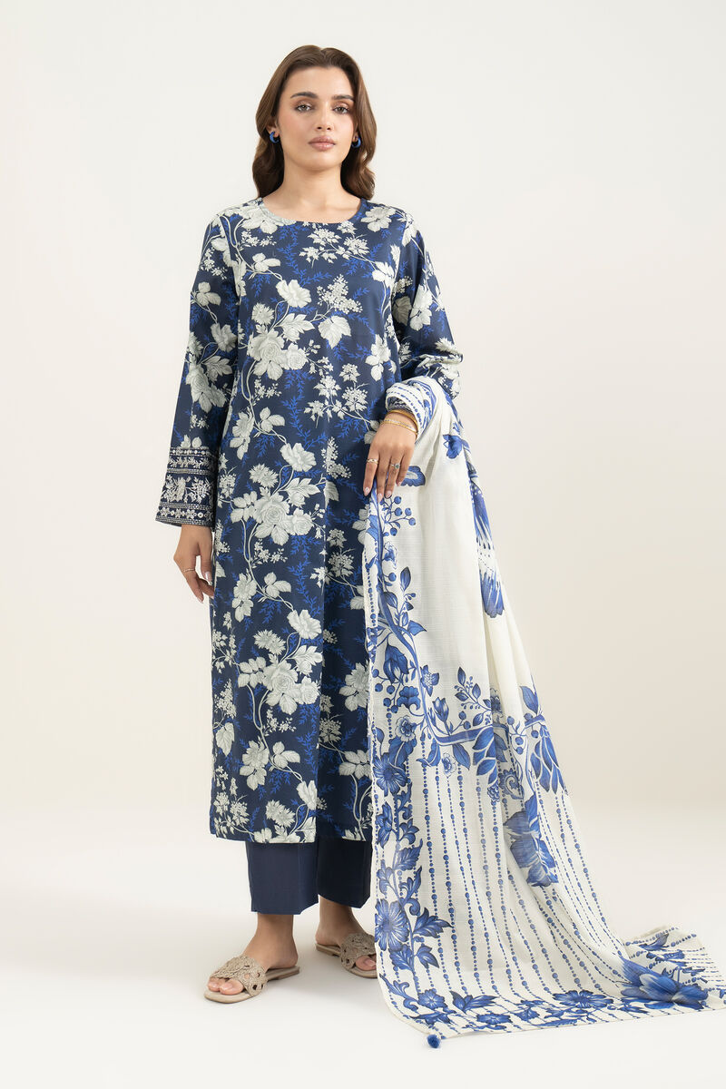 3 Piece - Embroidered Lawn Suit