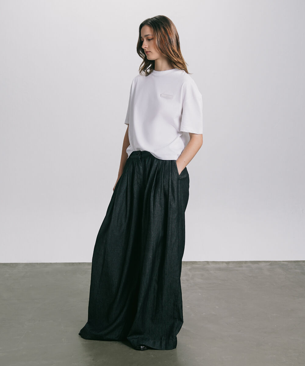 Women's Western Wear White Relaxed Fit Wst T-Shirt