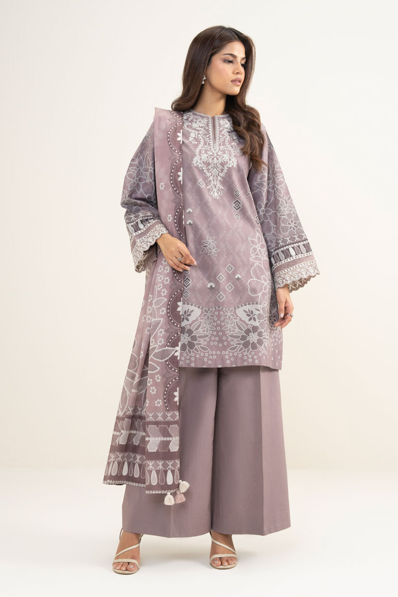 3 Piece - Embroidered Lawn Suit