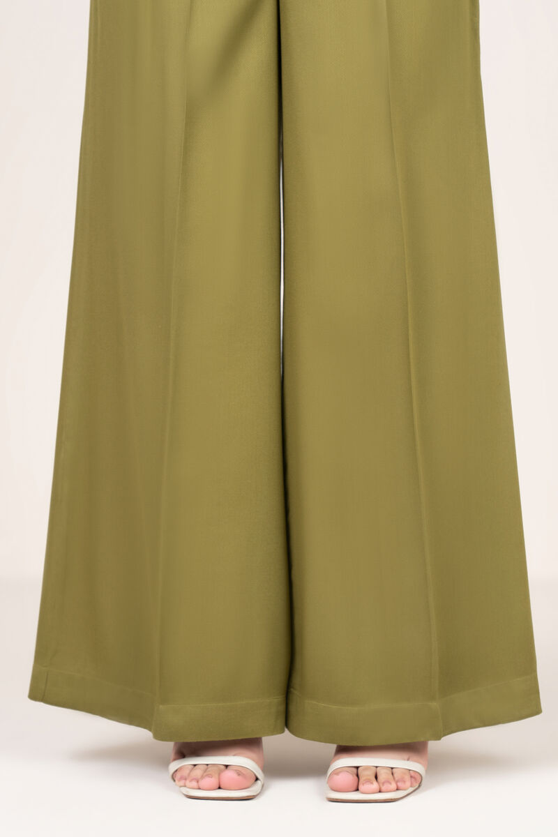 Solid Bedford Flared Pants