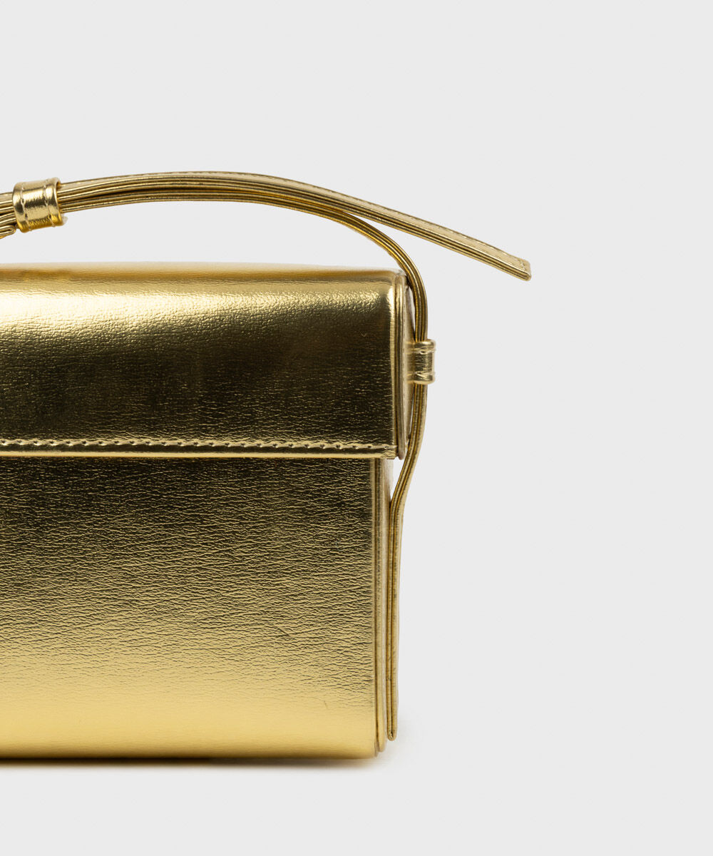 Woman - Grey Gold Mini Bag