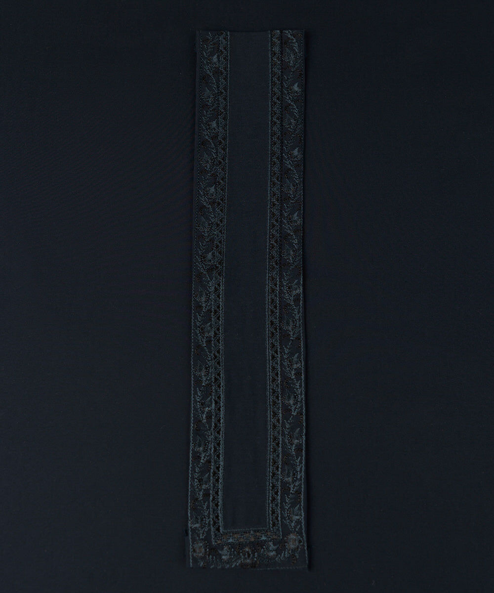 Mens Unstitched Indigo Egyptian Cotton full suit fabric