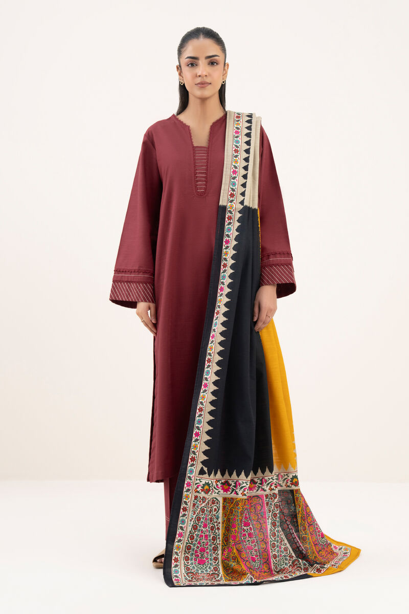 Printed Khaddar Dupatta