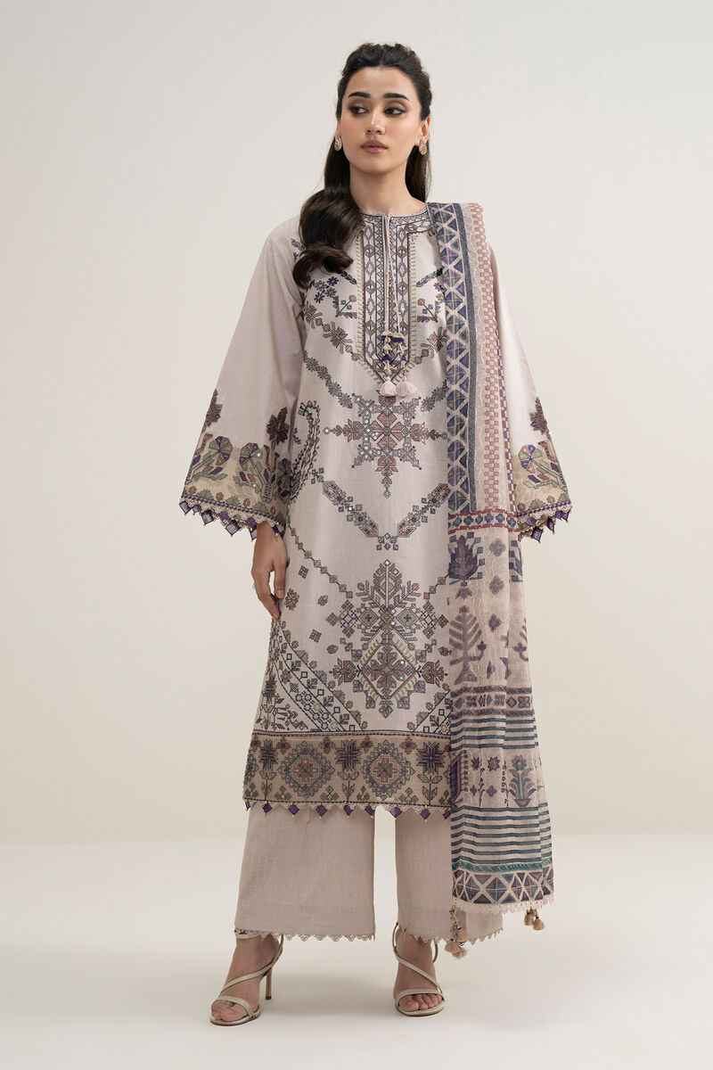 3 Piece - Embroidered Lawn Suit
