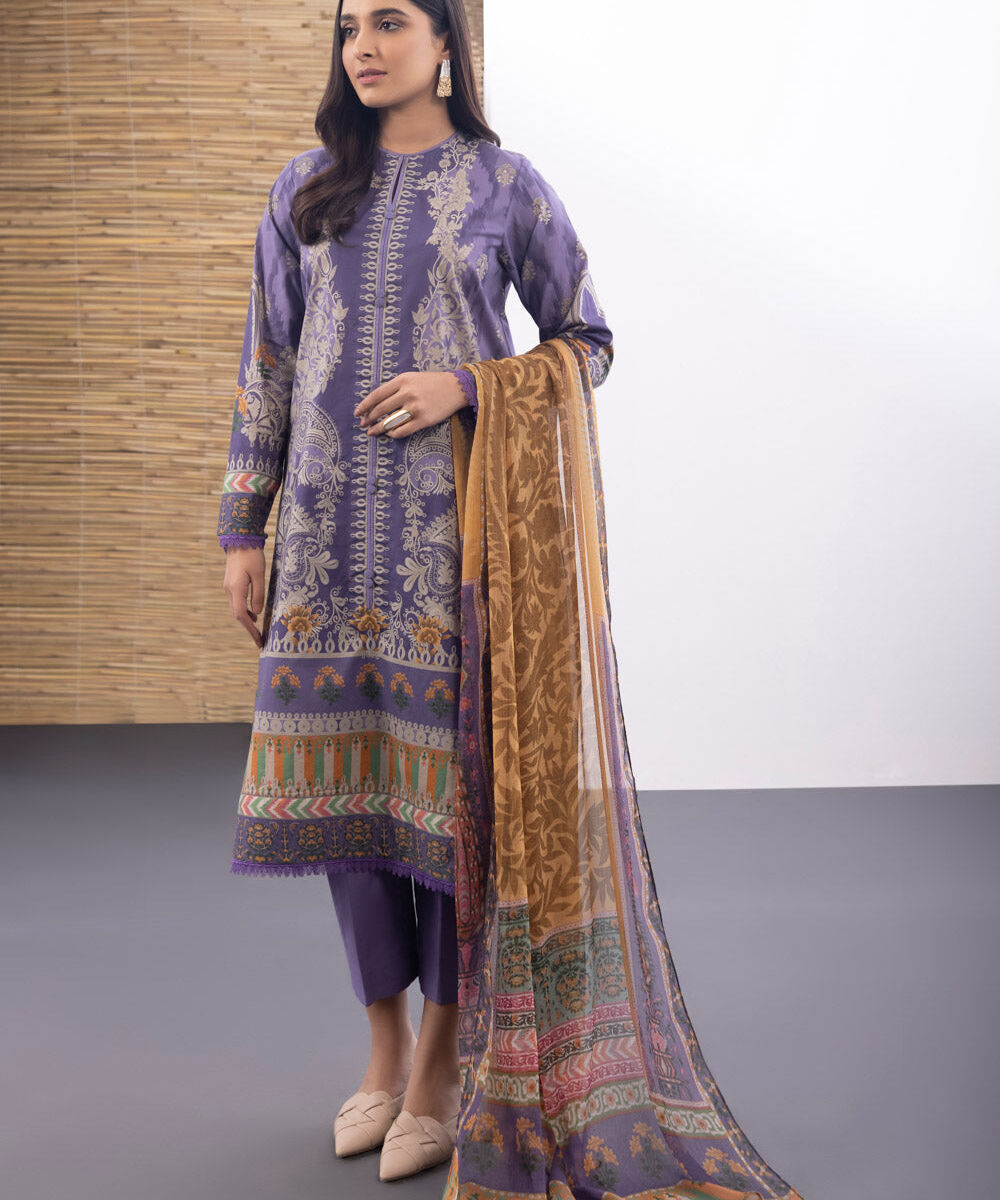 Unstitched 3PC 3PDAY22V04WS Sapphire PK