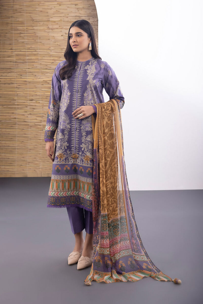 3 Piece - Lawn Printed Suit