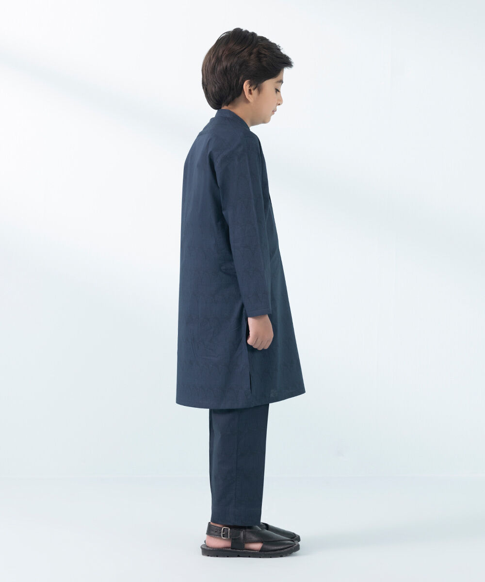 Boys - Blue Cotton Suit
