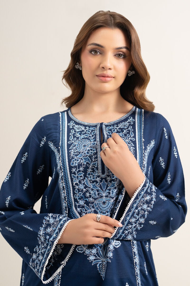 Embroidered Dobby Shirt