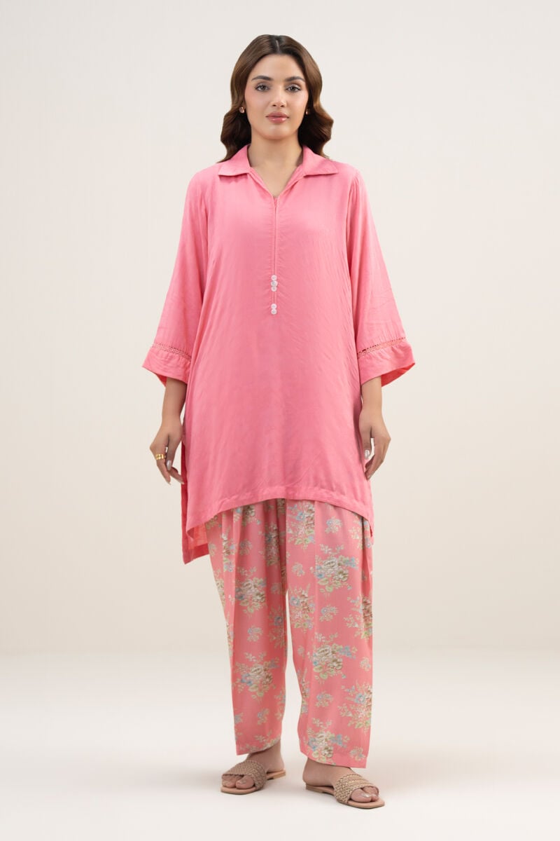Solid Arabic Jacquard Shirt