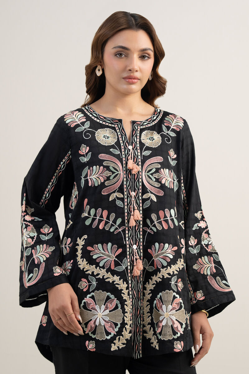 Embroidered Dobby Shirt