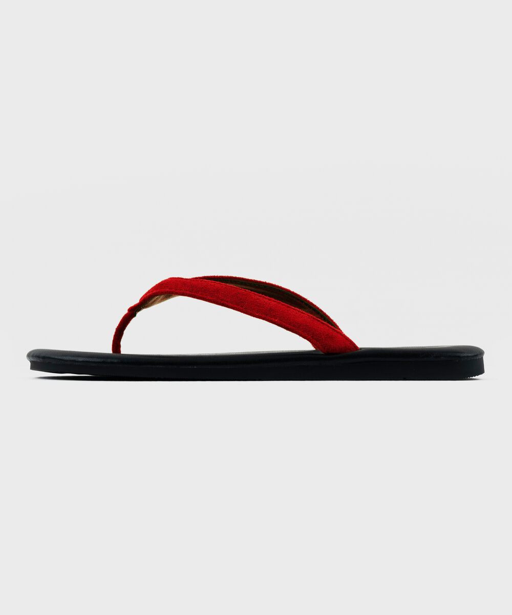 Women's Red Flat Sandal