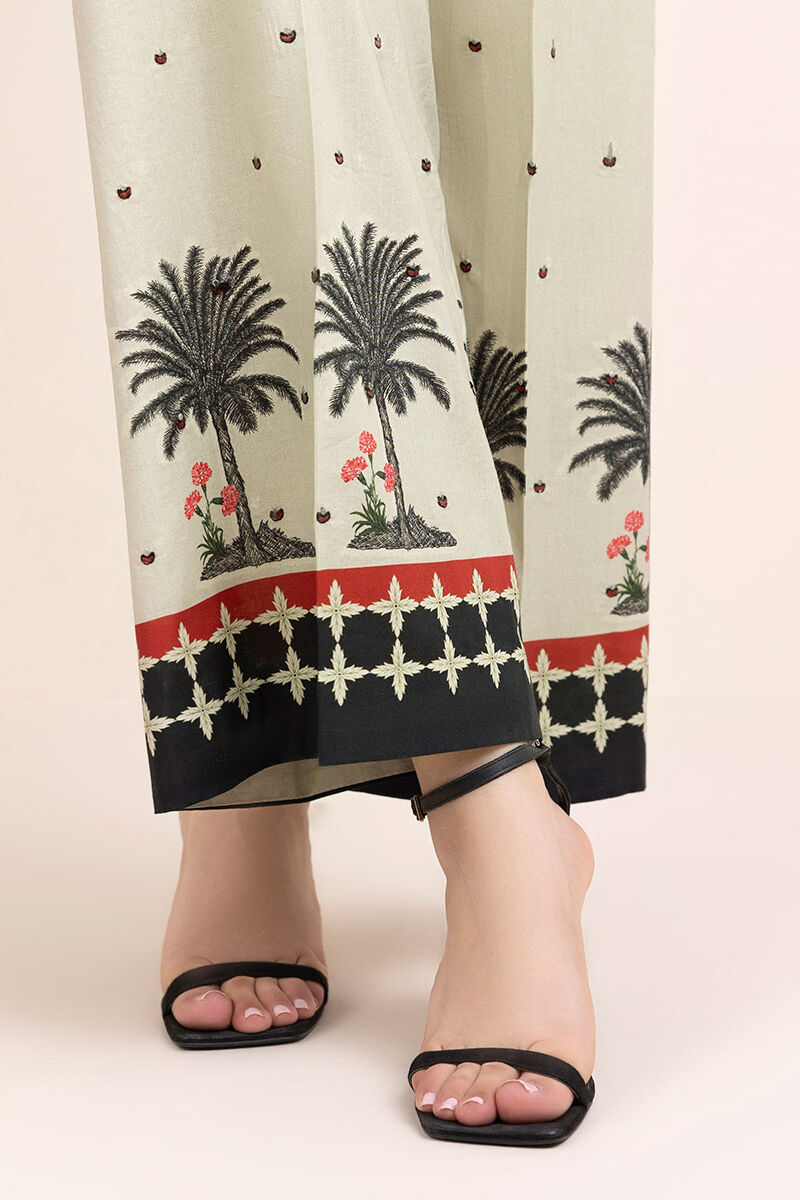 Embroidered Cambric Culottes