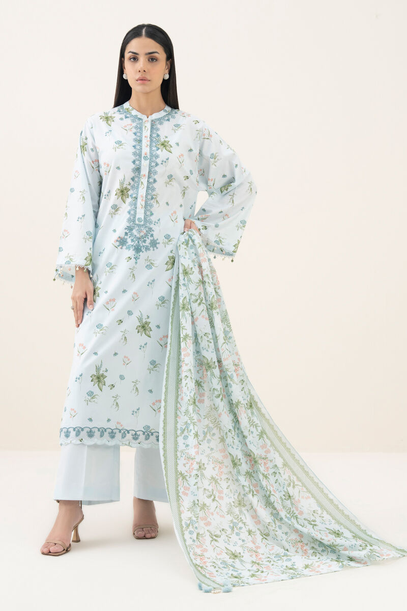 3 Piece - Embroidered Lawn Suit