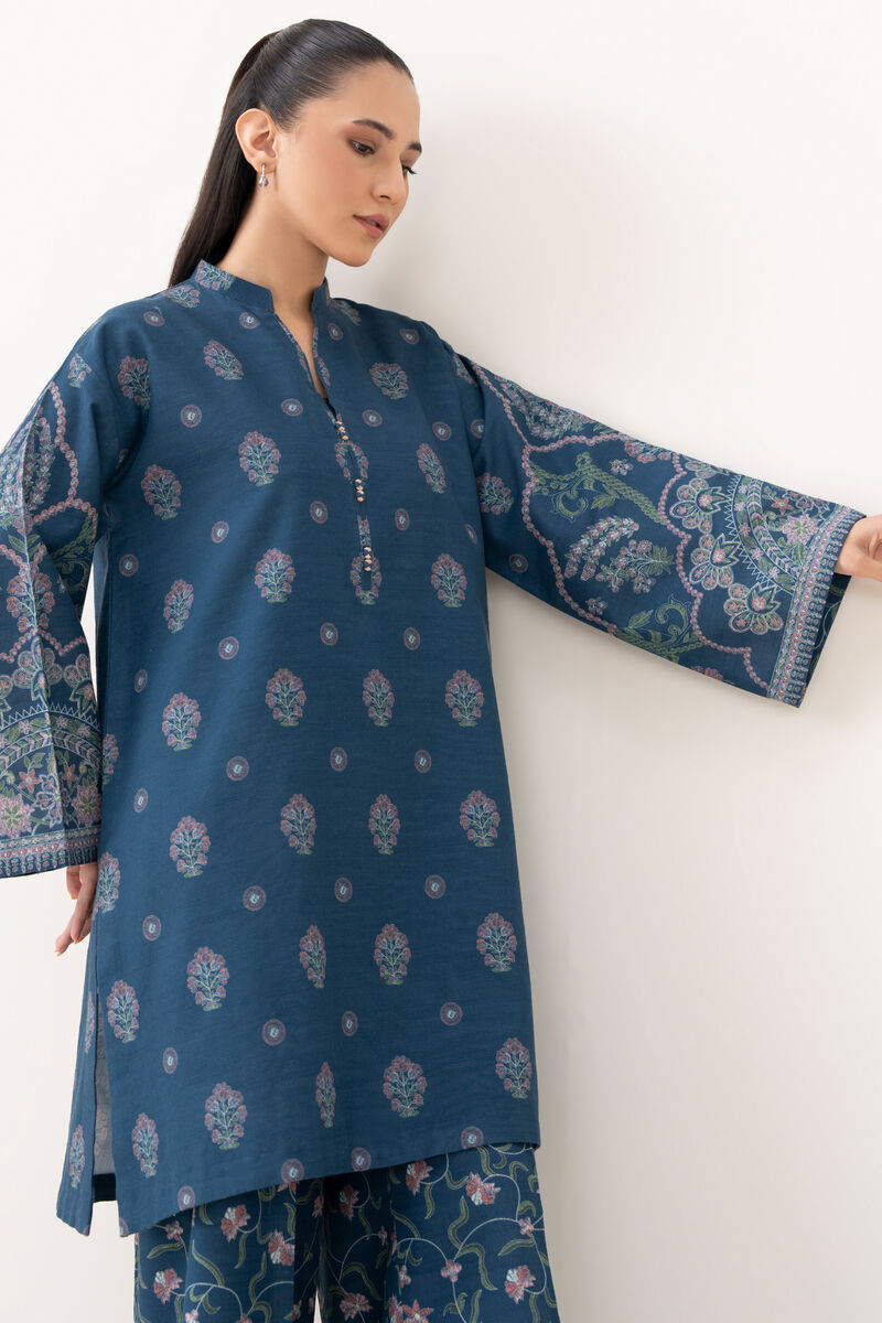 2 Piece - Printed Light Khaddar Suit