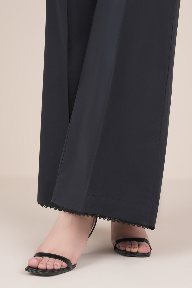 Solid Cambric Flared Pants