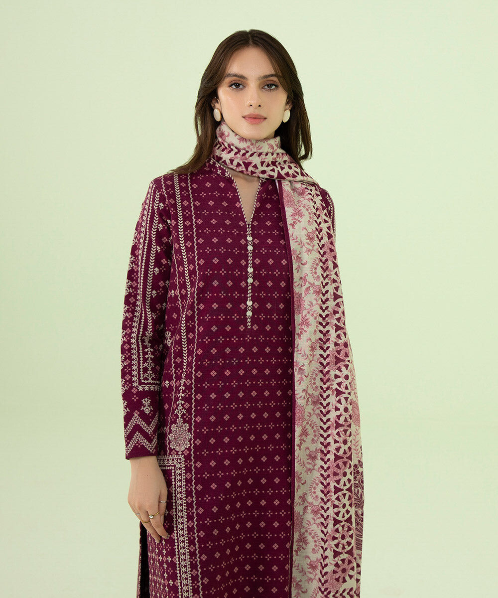 Unstitched 3 PC 00U3PDY23V88 Sapphire PK