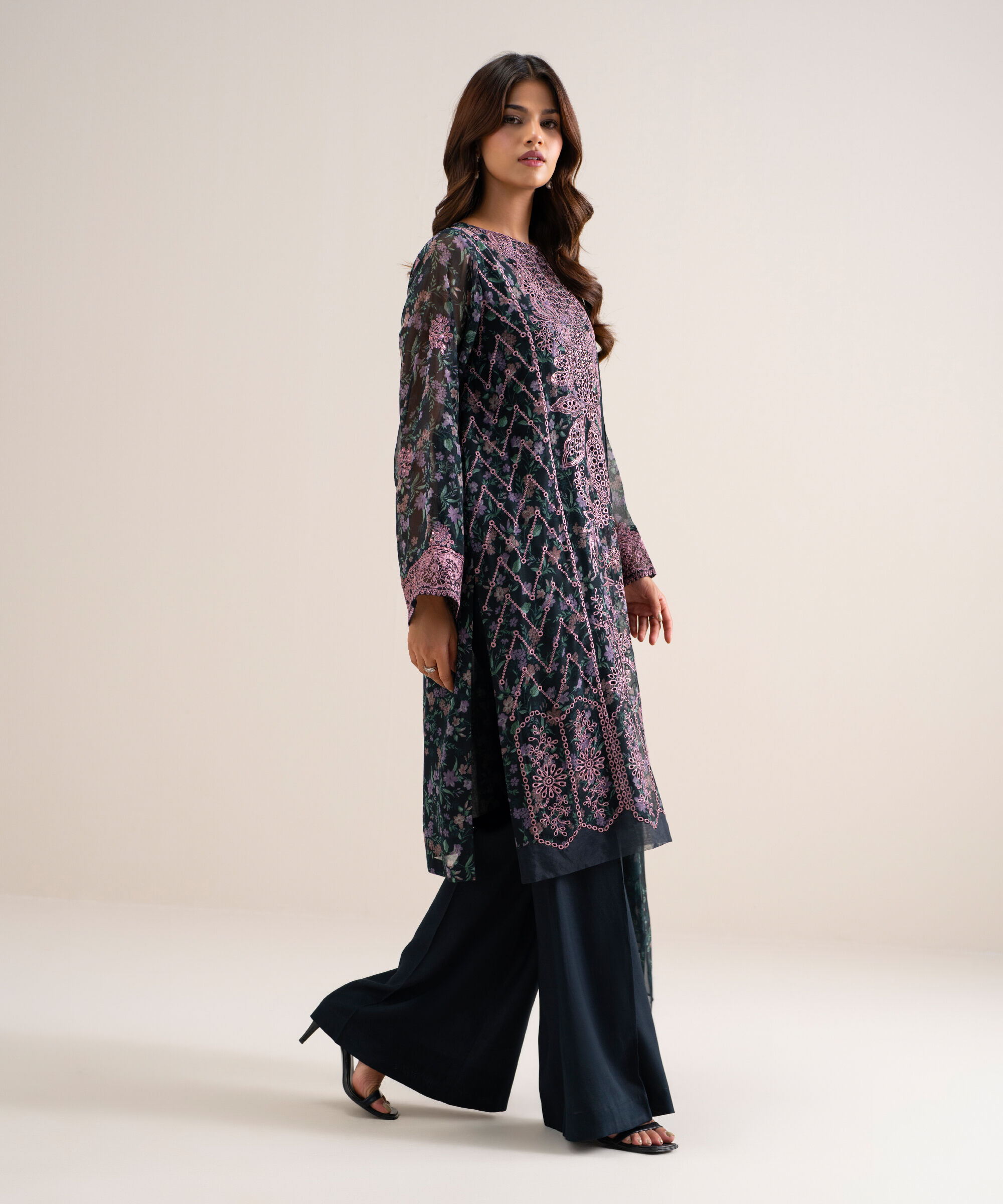 Unstitched 3 Pc Chiffon U3FELX25V106
