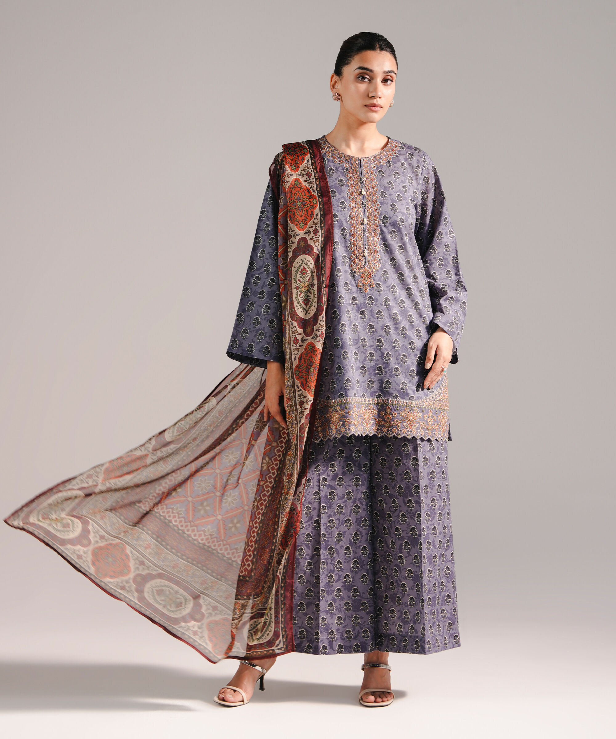 Printed Dupatta PE6SCHMV701D