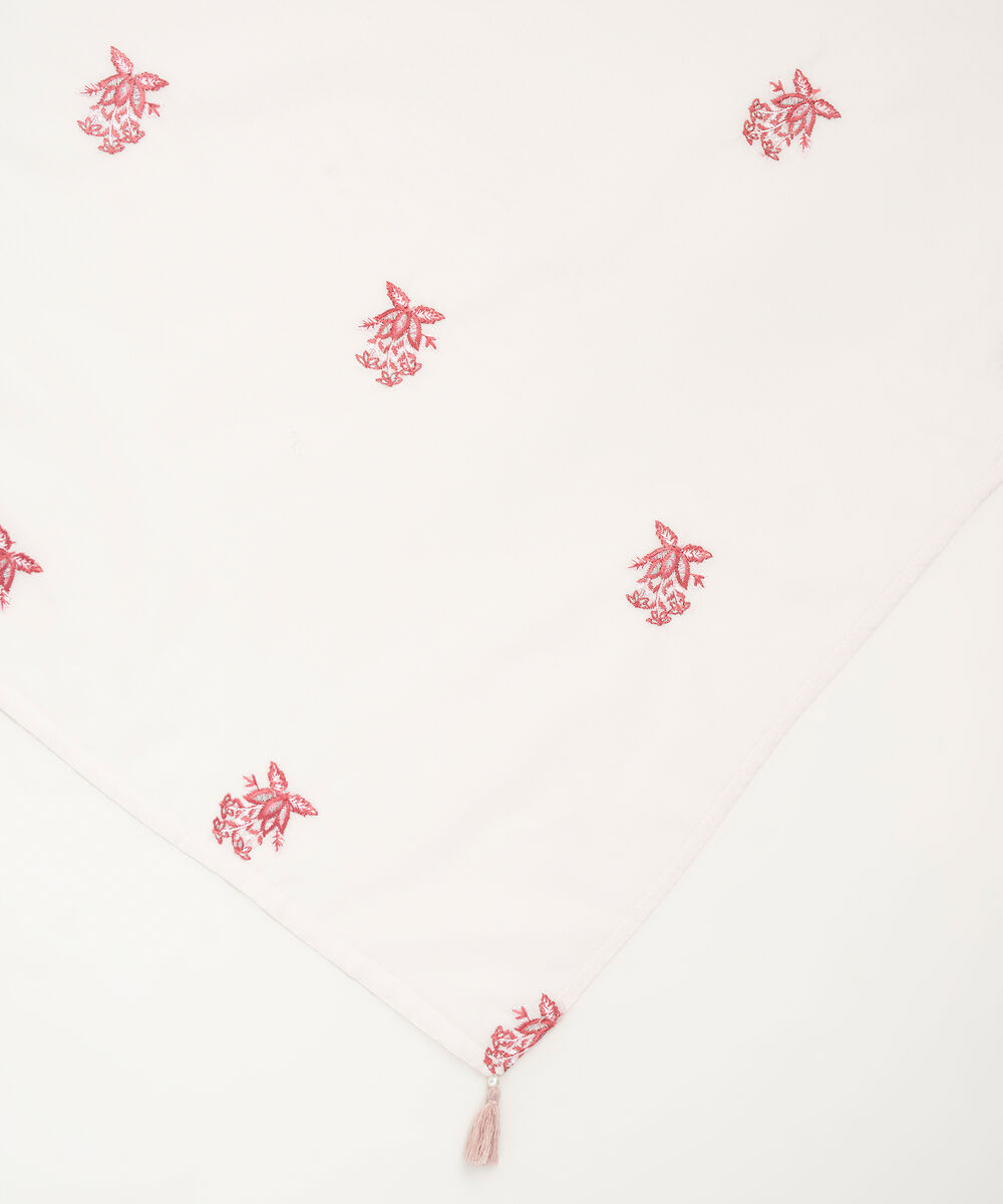 Lawn Embroidered Pink Dupatta