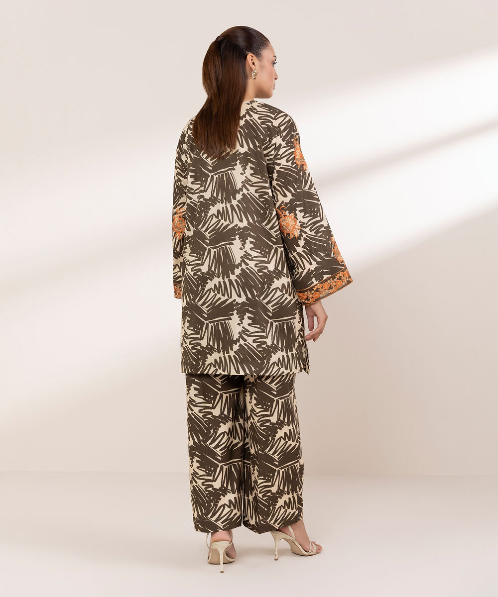 Women's RTW Lawn Multi Embroidered Boxy Shirt