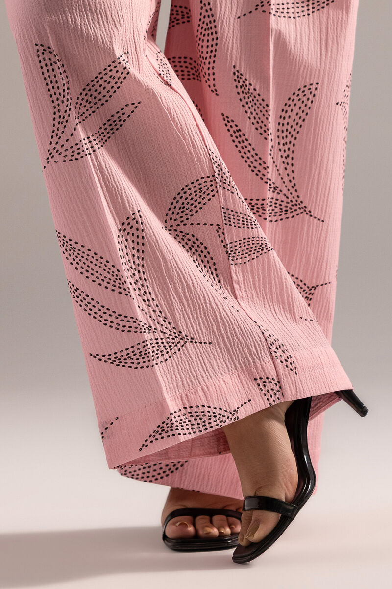 Printed Seersucker Culottes