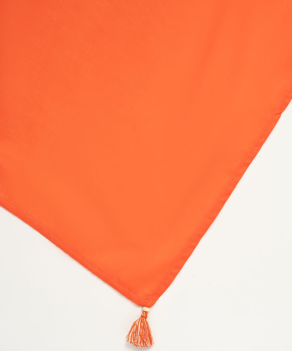 Lawn Solid Orange Dupatta