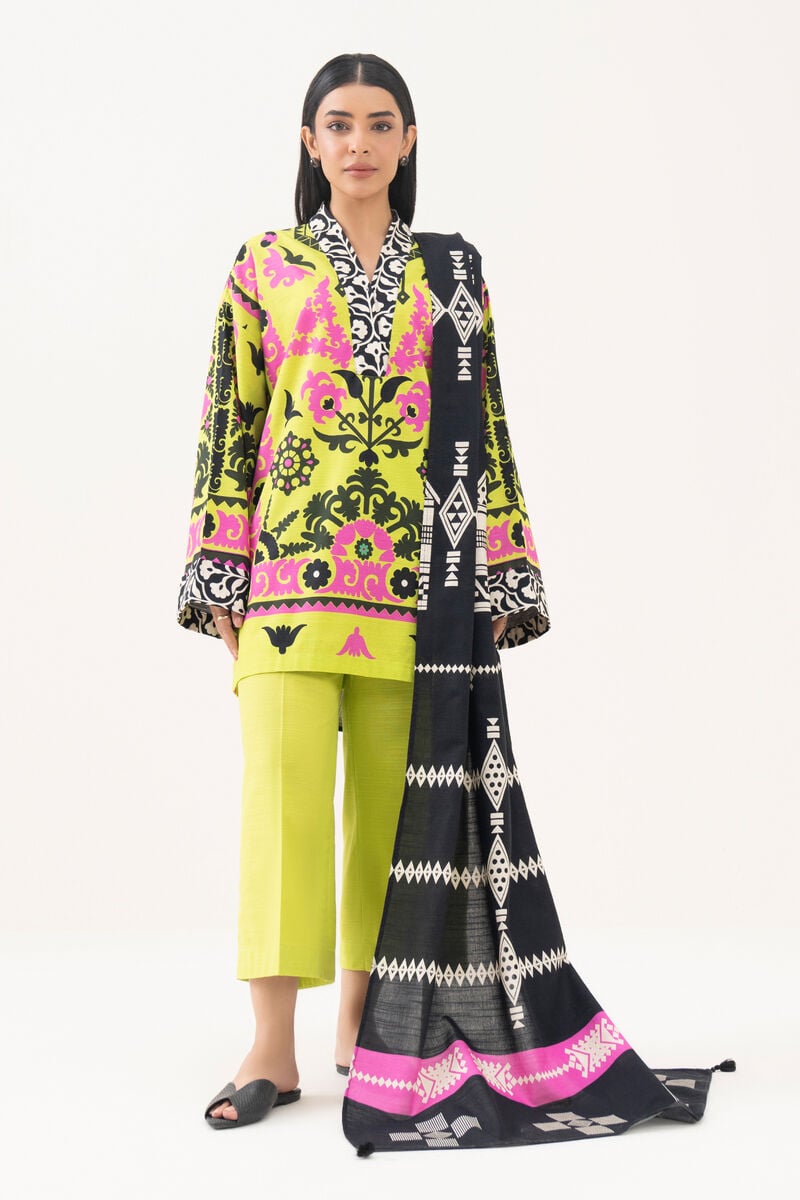 Printed Light Khaddar Dupatta