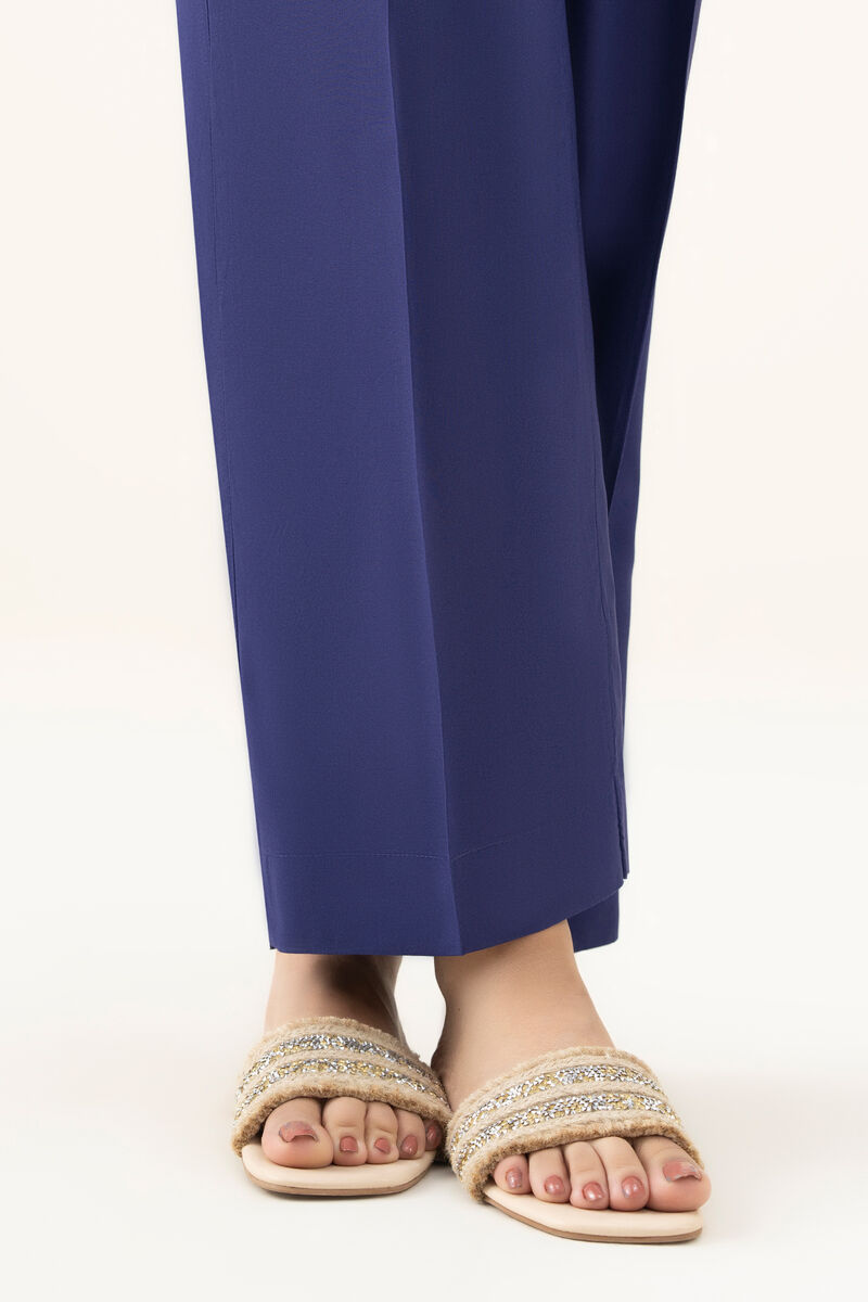 Solid Linen Straight Pants