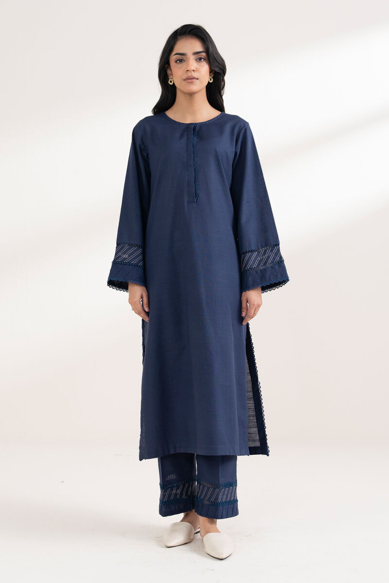 Embroidered Light Khaddar Shirt