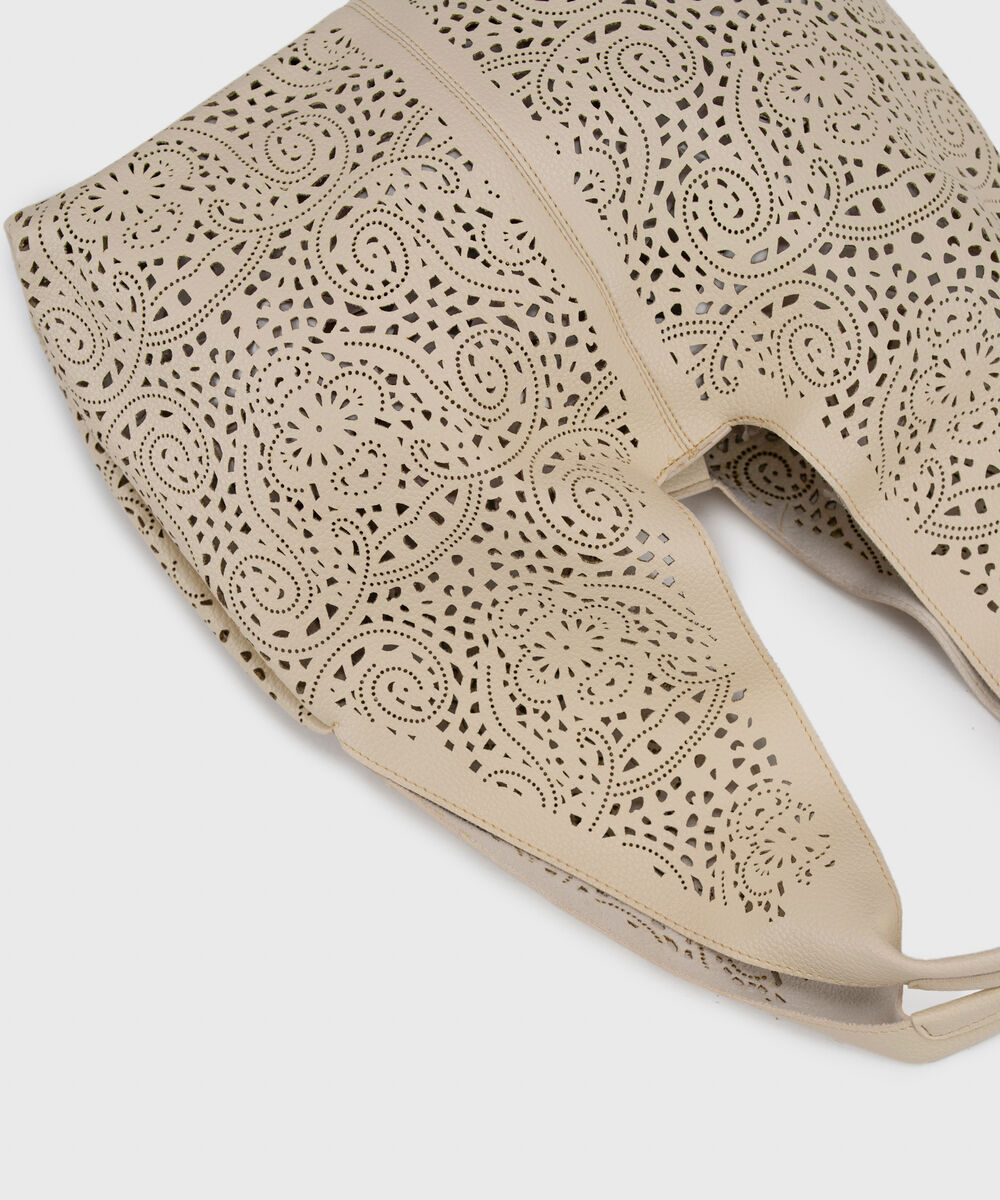 Women's Beige Tote Bag
